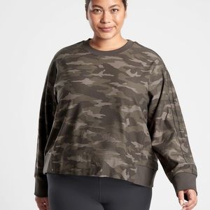 Athleta Farallon Print Sweatshirt